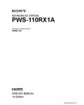 Сервисная инструкция SONY PWS-110RX1A