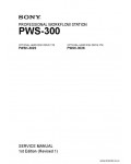 Сервисная инструкция SONY PWS-300, 1st-edition, REV.1