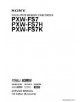 Сервисная инструкция SONY PXW-FS7, 1st-edition, R4