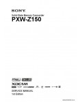 Сервисная инструкция SONY PXW-Z150, 1st-edition