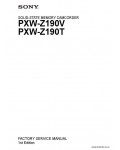 Сервисная инструкция SONY PXW-Z190V, FSM