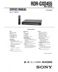 Сервисная инструкция Sony RDR-GXD455