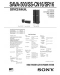 Сервисная инструкция Sony SAVA-500