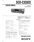 Сервисная инструкция Sony SCD-C333