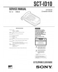 Сервисная инструкция Sony SCT-ID10