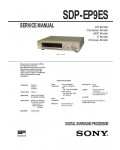 Сервисная инструкция Sony SDP-EP9ES