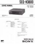 Сервисная инструкция Sony SEQ-H3800