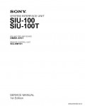 Сервисная инструкция SONY SIU-100, 1st-edition