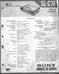 Сервисная инструкция Sony SL-C7F