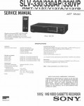 Сервисная инструкция Sony SLV-330, SLV-330AP, SLV-330VP