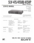 Сервисная инструкция Sony SLV-415 UB VP