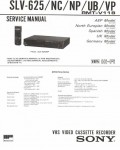 Сервисная инструкция Sony SLV-625NC NP UB VP