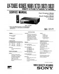 Сервисная инструкция Sony SLV-736EE, SLV-836EE, SLV-K881, SLV-X731, SLV-X821, SLV-X831