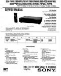 Сервисная инструкция Sony SLV-760HF, SLV-761HF, SLV-790HF, SLV-960HF, SLV-L5MX, SLV-L7HFMX