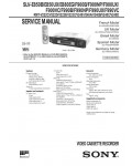 Сервисная инструкция Sony SLV-E850B, SLV-E850UX, SLV-E880EG, SLV-E900B, SLV-E900NP, SLV-E900UX, SLV-E990B, SLV-E990UX
