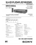 Сервисная инструкция Sony SLV-ED1PL, SLV-ED4PL, SLV-ED7KR, SLV-ED8PL