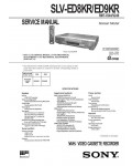 Сервисная инструкция Sony SLV-ED8KR, SLV-ED9KR