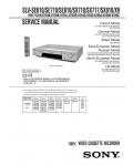 Сервисная инструкция Sony SLV-SE610, SLV-SE710, SLV-SE810, SLV-SX710, SLV-SX717, SLV-SX810, SLV-X9