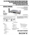 Сервисная инструкция Sony SLV-SE740, SLV-SE747, SLV-SE840, SLV-SX740