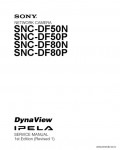 Сервисная инструкция SONY SNC-DF50N, 1st-edition, REV.1