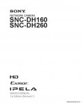 Сервисная инструкция SONY SNC-DH160, 1st-edition, REV.1