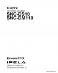 Сервисная инструкция SONY SNC-DS10, 1st-edition, REV.1