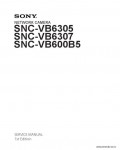 Сервисная инструкция SONY SNC-VB6305