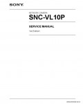 Сервисная инструкция SONY SNC-VL10P