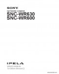 Сервисная инструкция SONY SNC-WR630