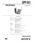 Сервисная инструкция Sony SPP-901