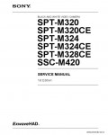 Сервисная инструкция SONY SPT-M320