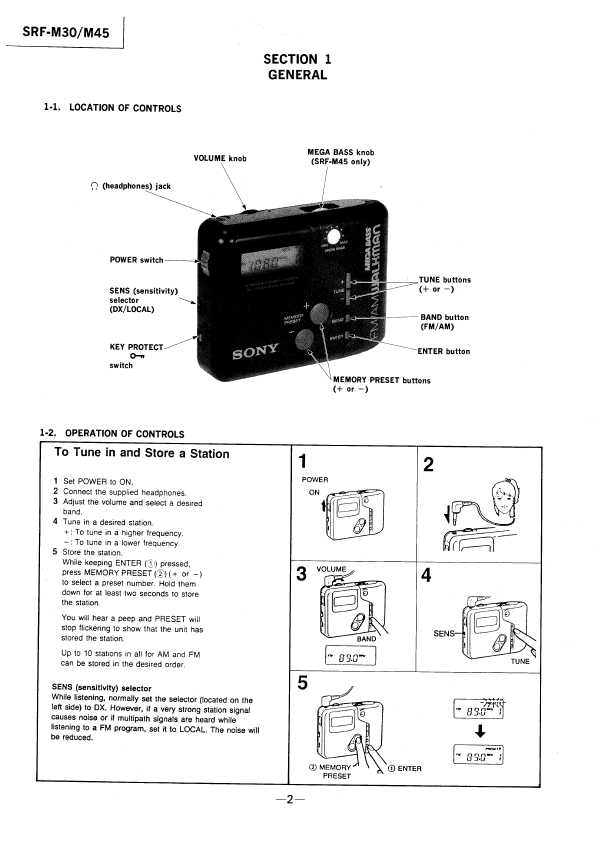 Сервисная инструкция Sony SRF-M30, SRF-M45