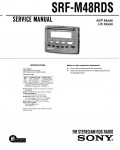 Сервисная инструкция Sony SRF-M48RDS