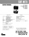 Сервисная инструкция Sony SRF-M70