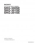 Сервисная инструкция SONY SRG-201SE, 300SE, 301SE, 1st-edition, REV.1