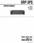 Сервисная инструкция SONY SRP-3PS