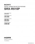 Сервисная инструкция SONY SRX-R515P