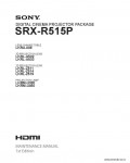 Сервисная инструкция SONY SRX-R515P, MM