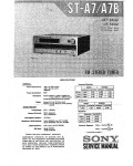 Сервисная инструкция Sony ST-A7, ST-A7B