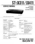 Сервисная инструкция Sony ST-JX311, ST-JX411