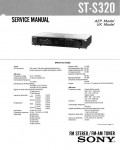 Сервисная инструкция Sony ST-S320