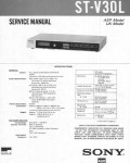 Сервисная инструкция Sony ST-V30L