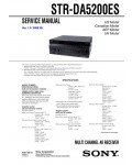 Сервисная инструкция Sony STR-DA5200ES