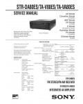 Сервисная инструкция Sony STR-DA80ES, TA-V88ES, TA-VA80ES