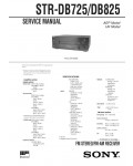 Сервисная инструкция Sony STR-DB725, STR-DB825