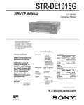 Сервисная инструкция Sony STR-DE1015G