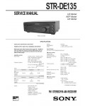 Сервисная инструкция Sony STR-DE135