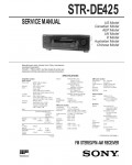 Сервисная инструкция Sony STR-DE425