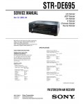Сервисная инструкция Sony STR-DE695