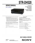 Сервисная инструкция Sony STR-DH520